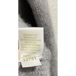 Garnet Hill Womens Sweater XS Gray Grey 100% Cashmere Turtleneck Cable Cozy Soft Photo 4