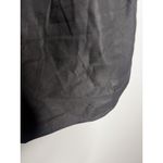 Reformation  Sonny Puff Sleeve Top Size 10 Black Short Sleeve Ruched Blouse Photo 8