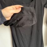 NWT Popilush Black Built in Shapewear Slimming Ribbed Lounge Dress Women L Sleek Size L Photo 3