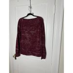 Nike T-shirt Women's Large Tall Long Sleeve University Charleston Burgundy Knit Photo 2