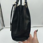 London Fog London‎ Fog Croc/Snake Embossed Faux Leather Three Pocket Large Tote Photo 3