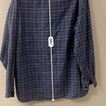 Woolrich  Women’s Vintage Purple/green Plaid Flannel 100% Cotton‎ Shirt- Small Photo 2