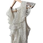 Elliatt Elliat Ruffled Eyelet Interlude Dress White Size Large Photo 6