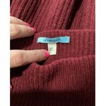 Leifnotes Red Knit Mini High Waist Skirt M Size M Photo 2