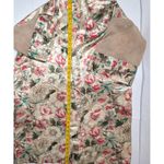 Vintage Inner Most Robe Women's Size Small Silky Kimono Style Floral Glam Sheer Gold Photo 3