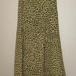 ZARA Green Cheetah Print Dress Photo 2