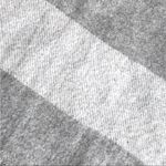 EXPRESS Striped Gray & White Blanket Scarf with Fringe Photo 1