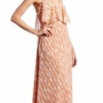 BCBGeneration Flounce Cami Maxi Dress, Peach, XSmall Photo 0