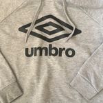 Umbro  XS Women’s Teen Cropped Hoodie Sweatshirt Gray Black Teen Size X Small Photo 1