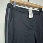 Brooks Brothers Red Fleece Wool Blend Dress Pants Black Gray Tuxedo Stripe Sz 6 Photo 1