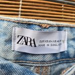ZARA TRF Crossover Long Denim Skirt Blue XS Photo 10