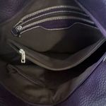 Mellow World Purple Zip Closure Faux Leather Bag Photo 4