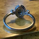 London Blue Topaz Sleeping Beauty Turquoise Sterling Silver Ring Size 9 Photo 10