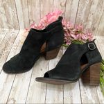Lucky Brand Oona Black Suede Cut Out Sandals 10M Photo 7