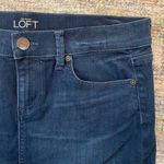 Loft Classic Denim Dark Wash Skirt with Stretch Photo 2