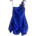 Jessica McClintock ✨ Gunne Sax Sz 9 Dress Y2K Ruched Satin HOCO Prom Y2K VTG✨ Photo 4