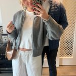 ZARA GREY BOMBER KNIT Photo 0