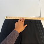 Vince Women's Satin Binding Easy Trousers Tapered Slim Leg Crepe Black Size 2 Photo 12