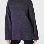 Sweaty Betty Sweaty Betty Pinnacle Wool Blend Funnel Neck Sweater Size XS - Urban Grey - NWT Photo 1