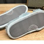 Abound  Slippers Women's US Small (5-6) Silver Faux Fur Slip-On Slide Cozy Fuzzy Photo 3