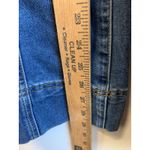 Sincerely Jules Women’s Denim Overalls Sincerely Wide Leg Style Retro Side Zipper Blue Size S Photo 5