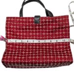 Kate Spade Vintage Dot Noel Jacquard Tote - Burgundy Red - Monogram Collection Photo 15