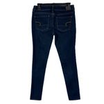 American Eagle SZ 4 Jeggings Jeans Low-Rise Stretch Zip-Fly Pockets Dark Wash Photo 3