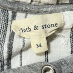 Cloth & Stone Small Hoodie Jacket Raw Hem Long Bell Sleeves Pocket Heather Gray Photo 7
