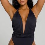 Boutique WHITE Deep V flattering Waist Cincher One Piece Photo 1