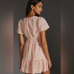 Anthropologie  The Somerset Eyelet Edition Mini Dress Tiered Pink Photo 3