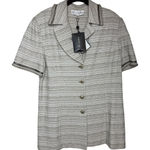 St. John Collection Wool Blend Short Sleeve Blazer NWT Women's Sz. 14 Photo 0