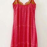 Cosabella Vintage Y2K Lace Midi Slip Dress Punch Pink Size M Photo 5