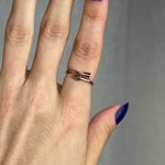 Source Unknown Dainty Copper Tone Arrow Shaped Wrap Ring Bohemian Jewelry Size 5 - 5.5 NWOT Photo 0