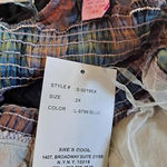 She's Cool Pink, Blue and Black Dress with White Embroidered‎ Flowers Size 2X Green Photo 6