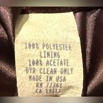 Betsey Johnson Vintage 90s Y2K Floral Brocade Blazer Burgundy Gold Size Small Photo 5