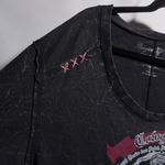 Cowgirl Tuff Co Womens XXL Long Sleeve Western Shirt Distressed Black Rodeo Top Photo 3