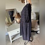 Barbour  Hazel black eyelet 100% cotton midi maxi cottage dress 8 Photo 6