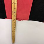 Nine West Skirt 10 Red Black Mod Geometric Colorblock Pencil Office Art Retro Photo 5