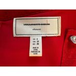 Moulinette Soeurs  Anthropologie Colline Red Silky Blouse Size 6 Photo 2