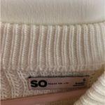 SO  GOOD FOR LIFE Womens Baggy Sweater Size Small Juniors Coconut Cream New Photo 5