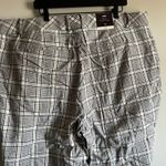 Ava & Viv  Women's Plus Size Cream Plaid High Rise Tapered Pants - Size 22 - NWT Photo 10