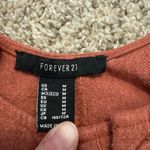 Forever 21 Rust Orange Linen Romper Photo 6