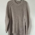 Free People Teddy Sweater Tunic in Silver Clouds sz M nwt Photo 4