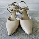 Life Stride  Kalea Womens Dress Pump Pointed Toe Taupe Heel Elastic Straps Size 8 Photo 9