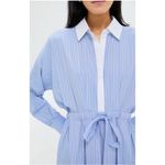 Tuckernuck Cornflower Blue
Stripe Tie Front Collared long sleeve Dress NEW Blue Size XL Photo 1