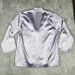 Natori  Womens Satin Pajama Set Long Sleeve Purple Size S Small Photo 8