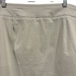 Mario Serrani  Light Green and White Striped Skort, Size XL Photo 5