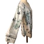 Soma Intimates panda and bamboo button down 3/4 sleeve sleep shirt size L White Size L Photo 4