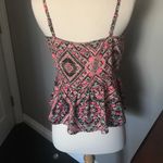 B Jewel Peplum Tribal Pattern Tank Top Photo 1