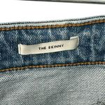 ZARA NEW/NWT The Skinny Split Ankle High Waist Medium Wash Jeans Size 14 Photo 7